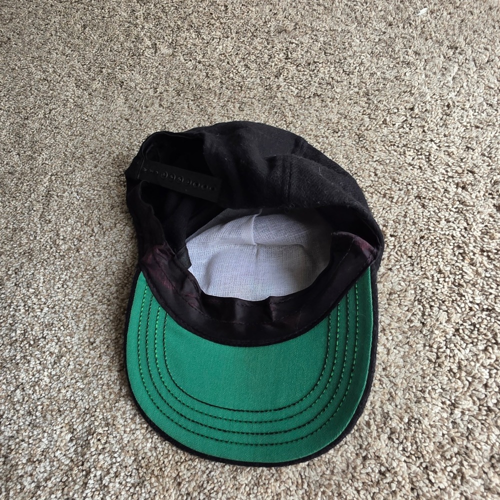 VINTAGE MTV Music Television Hat Mens OSFA Wool Blend Snapback Black 90s Retro - Picture 5 of 8
